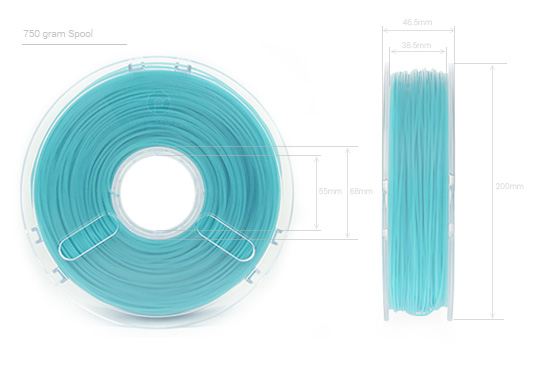 spool size 750g